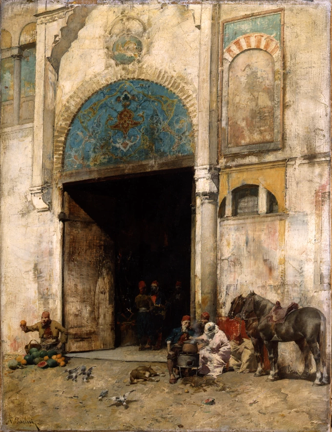 La porta di un Bazar al Cairo - Palazzo delle Belle Arti, Roma